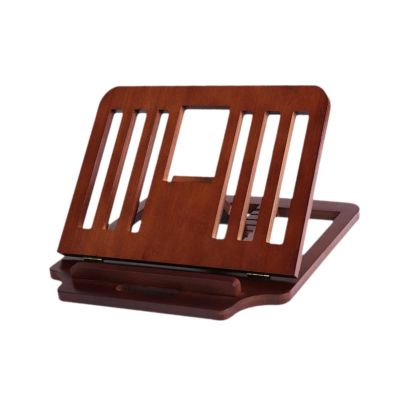 BaotyJie Ventilated Cooling Desktop Computer Stand Notebook Laptop Holder Adjustable Angle Laptop Stand for Living Room Car Smartphone, Red