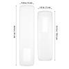 FAVOMOTO 3PCS Transparent Silicone Remote Control Covers, Universal Remote Protective Sleeves Replacement for Television and Air Conditioner view 2