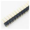 CTGFBUW 10pcs Gold Plated 2.54mm 40 Pin Female Single Header Strip view 1