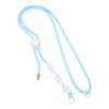 Acouto Camera Wrist Strap Camera Loss Rope with 1/4 Inch Screw Nylon Shoulder Strap ONE X3 X4 Lanyard - Binocular, & Camcorder (Light Blue Rope White Knot) view 1