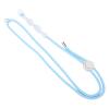 Acouto Camera Wrist Strap Camera Loss Rope with 1/4 Inch Screw Nylon Shoulder Strap ONE X3 X4 Lanyard - Binocular, & Camcorder (Light Blue Rope White Knot) view 3