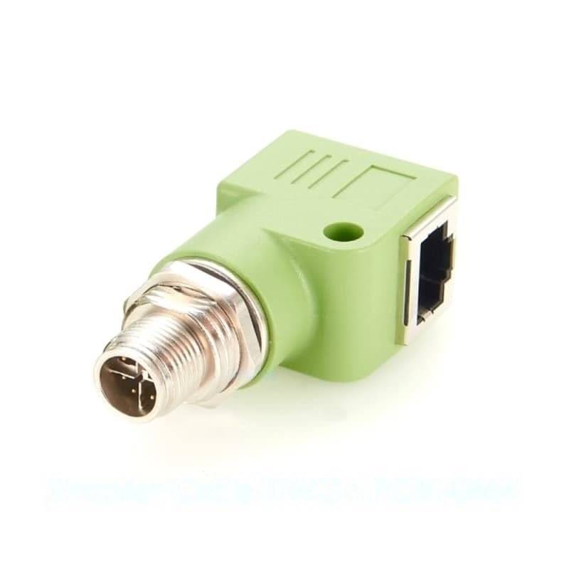 4-pin 8-Pole AXD encoded M12 to RJ45 Adapter Male/Female Connector Ethernet Profinet to M12 4-pin D encoded 8-pin A encoded (PCM-0664(X Code))