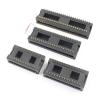 CTGFBUW 10pcs 2.54mm X 15.24mm Pitch 3100 24 28 40 Pin Male Header FD IDC Socket Cable Connector 3100-24P 3100-28P 3100-40P 3100-48P(28P) view 3