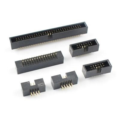CTGFBUW 10pcs 1.27mm 8 10 12 14 16 20 26 30 34 40 50 60 Pin DC3 Male DIP Connector Straight IDC Socket Header 8P 10P 12P 14P 16P 20P 26P(12P)