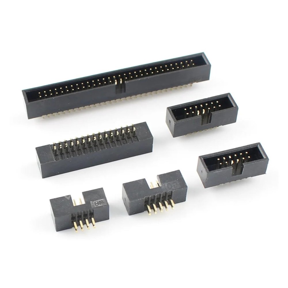 CTGFBUW 10pcs 1.27mm 8 10 12 14 16 20 26 30 34 40 50 60 Pin DC3 Male DIP Connector Straight IDC Socket Header 8P 10P 12P 14P 16P 20P 26P(12P)