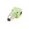 1 PCM-0662 RJ45 Ethernet to M12 Panel Mount Converter, 90-Degree M12 8-pin X-Coded Male to RJ45 Female Connector, Suitable for Industrial Applications. view 1