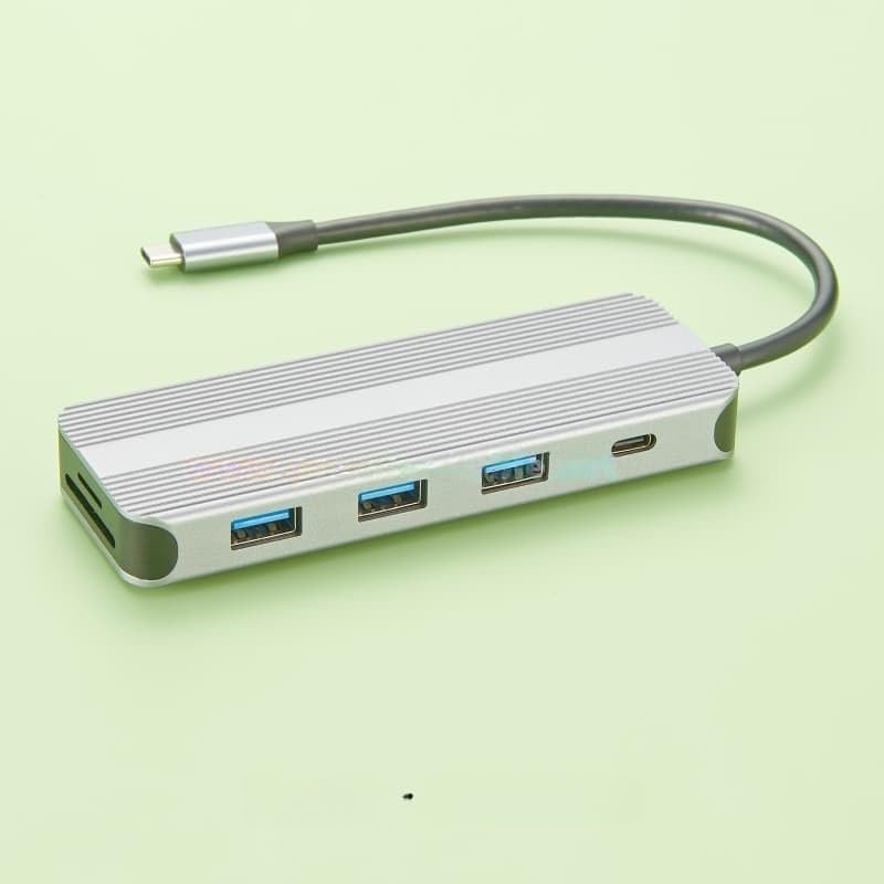 10-in-1 MST Docking Station hub Adapter, Supports DP1.4 8K 30Hz, HDMI 2.1, PD 100W, RJ45 1Gbps, 3 USB 3.0 5Gbps Ports, SD/TF Card Slots.