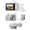 Akozon Digital Camera 1080P 56MP Portable Video Camera 8X Zoom Flash for Kids Students (Silver) view 4