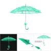 Acouto Bridal Lace Umbrella Wedding Parties Dancing Photography Prop - Vintage Lace Parasol Bridal Shower, Tea Party, Costume Accessory (Green) view 3