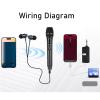 Luqeeg Wireless Handheld Karaoke Microphone, Handheld Cordless Dynamic Mic System with Multiple Sound Effects Voice Changes 2.4G Bluetooth System for Live Streaming Singing Wedding view 4