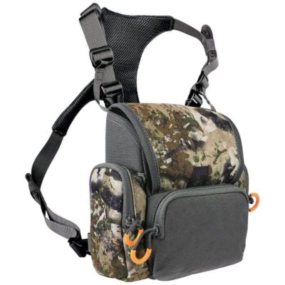 FKAEZZFR Outdoor exploration telescope bag, adjustable binoculars chest bag, camouflage chest strap bag