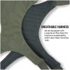 FKAEZZFR Outdoor exploration telescope bag, adjustable binoculars chest bag, camouflage chest strap bag view 3