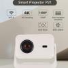 Fockety Smart WiFi Projector, 13 1080P HD Autofocus 5.4 Home Theater Projector with Auto Keystone Correction for Movie Gaming Presentations (US Plug) view 2