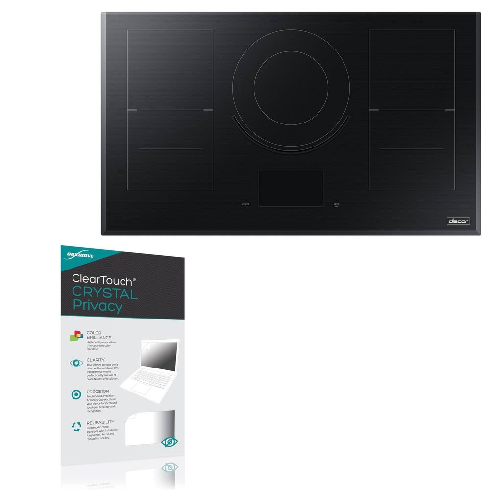 BoxWave Screen Protector Compatible With Dacor 36" DTI36M977BB/DA - ClearTouch Crystal Privacy (2-Pack), Privacy Screen Protector Flexible Film Clear