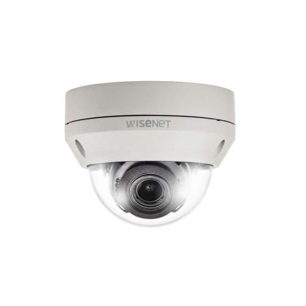 Hanwha Vision HCV-6080R 2mp IR WDR Outdoor TVI/AHD/CVI/CVBS Analog Dome Camera with 3.2~10mm(3.1x) Motorized V/F Lens, BNC Connection