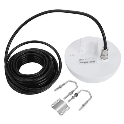 Jauarta Fixed Mast Satellite Antenna, Marine Automobile Aerial for 9500 9505 9505A 9555 9575, with 50 OHMS Impedance and 1616 1625.5Mhz Frequency