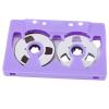 ZDAGELD 50 Minute Normal Bias Cassette Tape, Designed for Cassette Players, Premium Sound Quality, for Music Recording, Punk Rock, Indie, Hip Hop, with Metal Reel, Transparent Storage view 2