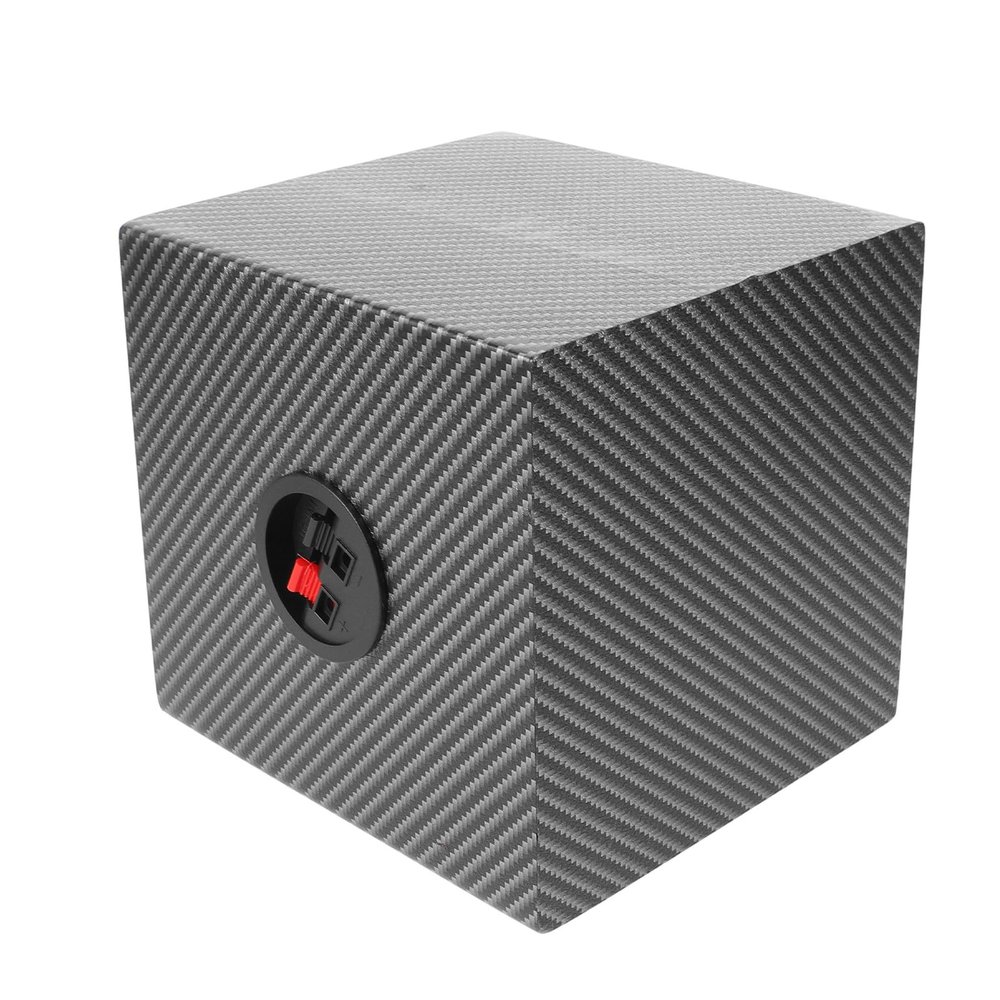 BETOOKY Speaker Enclosure: 4 Inch Car Audio Speaker Box Sealed Subwoofer Car Audio Cabinet  Wooden Enclosure Box for Truck Automotive Household