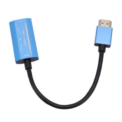 Zunate HDMI to USB C Adapter 4K 60Hz for One AR Glasses, 100W PD Charging Converter Compatible with Steam Deck Console PC
