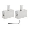 2PCS Car Audio Amp Input Reducers, Dual 1/0 Gauge to 1/0 Gauge Wire Reducer, Power and Ground Input Adapter for Car Audio System, Universal Copper Reducer with Eccentric Pillar Des view 1