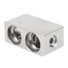 2PCS Car Audio Amp Input Reducers, Dual 1/0 Gauge to 1/0 Gauge Wire Reducer, Power and Ground Input Adapter for Car Audio System, Universal Copper Reducer with Eccentric Pillar Des view 4