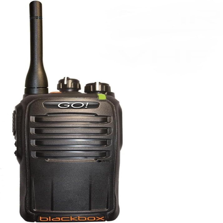 Blackbox UHF Digital & Analog Two-Way Radio, DMR 2-Slot Simplex, 32 Channels, Compatible with Hytera and Other DMR Radios, M1 Accessory Connector, Desktop Charger Included