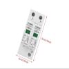 Thunder and Instantaneous Over Voltage PV Protector, 220V 2P 40KA House Protective Low Voltage Arrester Device Electric System and on Loading Electrical Apparatus from view 2