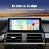 10.25 inch Touch Screen for BMW X5 X6 CIC E70 E71 (2011-2013) Wireless CarPlay Android Auto Upgrade Factory Car Radio Retain Original Amplifier Stereo Sound System (L10.25-X5-CIC) view 3