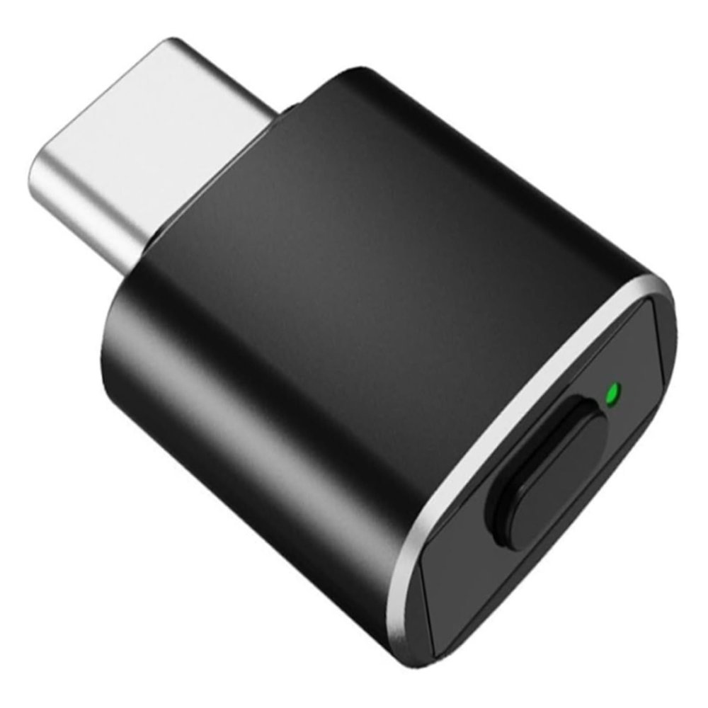 Black,USB C Mouse Jiggler Undetectable Automatic Type C Mouse Mover 3 Jiggle Modes Driver-Free for Keeps Computer Awake