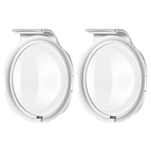 Compatible for DJI Osmo 360 - Tempered Glass Lens Guard Anti-Scratch Shockproof Protective Cap Accessory(Silver)