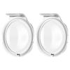 Compatible for DJI Osmo 360 - Tempered Glass Lens Guard Anti-Scratch Shockproof Protective Cap Accessory(Silver) view 1