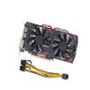 For Desktop PC Linux RX 580 8GB GDDR5 256BIT Gaming Graphics Card, Dual Fan Cooling 1284MHz Core HDMI DVI 3xDisplayPort PCIe 3.0 view 3