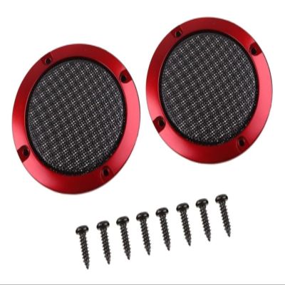 3 Inch Car Grille Subwoofer Protective Mesh Cover for Loudspeaker Accessory