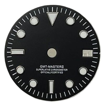 For NH34/NH35/NH36 Movement28.5MM Green Luminous Watch Dial Watch Accessories Fit