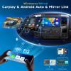 2+64G for Dodge RAM 1500 2500 3500 2014-2018 Wireless Carplay/Android Auto,Android Car Radio Stereo 9" Touch Screen GPS Navi WiFi Bluetooth FM/RDS Mirror Link SWC Backup Camera for Dodge RAM Radio view 3