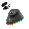 Mouse Dock with RGB Lights for Razer for DeathAdder V2 Pro Naga Pro, for Logitech G502 G903 G703 GPW GProX, Magnetic Station (Grey) view 2