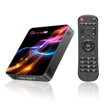 GREVA 8K TV Box Android 14.0 4GB RAM 32GB ROM Android TV Box RK3528 Chipset Support 2.4G/5.0G WiFi 6 HDR10 BT5.0 USB3.0 Ethernet LAN 3D 1080P 2K 4K+ Utral HD Smart Streaming Media Player PRO14 MAX