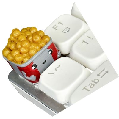 Vryxq Food Shape Keycaps Printed Food Theme Designs Smooth Surfaces for Mechanical Computer Keyboard Accessories Keycap Unique Resin Keycaps for Gaming Keyboard