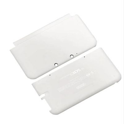 For Old Big 3DS XL/LL 3DSLL Handheld Console, Outer A/E Face Top/Bottom Faceplate CoverplateWhite 3DSXL Extra Housing Case Shells Cover Plates Replacement 2 PCS