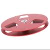 Universal Open Empty Aluminum Alloy Takeup Reel, 1/4 5in Empty Tape Reel Aluminum 3 Holes Nab,for Studer for Reel to Reel Recorder Empty Tape Reel,Red view 3