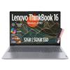 Lenovo ThinkBook 16 Gen 7 Business Laptop, 16" FHD+ Display, AMD Ryzen 5 7535HS (> i7-1355U), 32GB DDR5 RAM, 512GB SSD, KB Backlit, Webcam, Ethernet, Wi-Fi 6, Windows 11 Pro w/Copilot, MAJ DESKPAD view 1