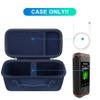 BOVKE Carrying Case for Bushnell Golf Wingman HD GPS Speaker, Portable Golf GPS Speaker Travel Storage Holder, Golfs Speaker Bag Organizer with Shoulder Strap for Charging Cable Accessories, Navy view 2