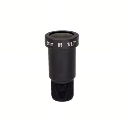 4K High Resolution CCTV Lens 12mp 8mm Focal Length M12 Mount F1.8 1/1.8 Inch