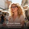 AI Smart Glasses with Camera, 800W HD for Photos & Videos, Hands-Free Vlog Recording, Real Time Translation, Powered by ChatGPT, Open-Ear Audio, Ultra-Light Design for Traveling, Pet & Kid, Outdoor view 3