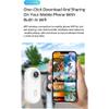 CXZASDELPA POV Capture Pro, POV Pro 4K Camera, Ultra Wide Angle Wearable Body Adventure Action Cam, for Diving, Cycling and Outdoors Activities (4K-White, 128g) view 2