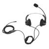 Jspondivague H360D 2.5VA Telephone Headset, Business Headset with Noise Reduction Mic, Binaural Wired Call Center Headphone for Customer Service, Office Earphone with 2.5mm Plug, Adjustable SPE view 1