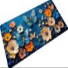 Mousepad Blue Mouse Pad Large 60 x 32in, Butterfly Desk Mat with 3MM Stitched Edges, Waterproof Mousepad with Anti-Slip Rubber Base Office Desk Accessories for Game, Office, Home, Gifts -yym2509VW view 4