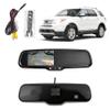 4.3 Inch Car Rearview Mirror Monitor for Ford Fiesta 2013 AHD 800x480 Display with Backup Guide Lines, Auto Dimming & Anti-Glare, RCA Cable + Special Bracket view 1