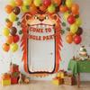 Bafeil Lion Themed Birthday Party Porch Banner - Door Decoration Dinosaur Door Banner Hanging Supplies Animals Backdrop for Jungle Safari Birthday Photo Booth Props view 4