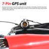 12V Power Cable Compatible with Trimble 4700 4800 5700 5800 R6 R7 R8 R10 GPS RTK GNSS Receiver, 7 Pin to Alligator Clips, 46125-20 view 2
